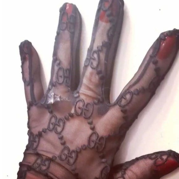 Gucci Gloves Tulle gloves with GG motif - Picture 2 of 5